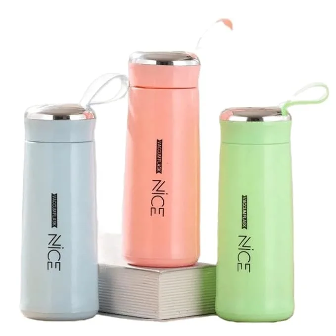 Premium Borosilicate Glass Water Bottle with Protective Silicone Sleeve